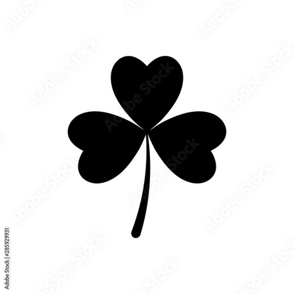 Obraz Leaf clover sign icon.saint patrick symbol.design