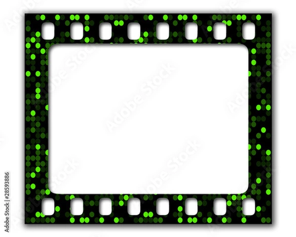 Obraz pellicola cerchi verdi