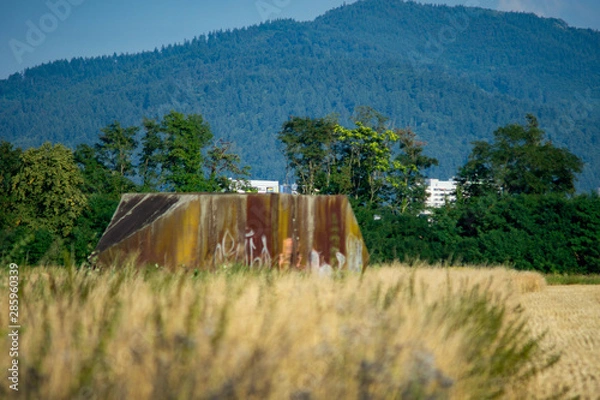 Obraz Feld mit Stahl