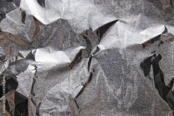 Obraz Aluminum Foil Crumpled