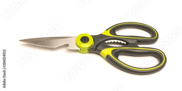Fototapeta  scissors on a white background