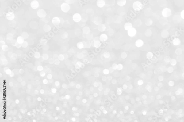 Obraz White Particles Defocused Lights Glitter Background
