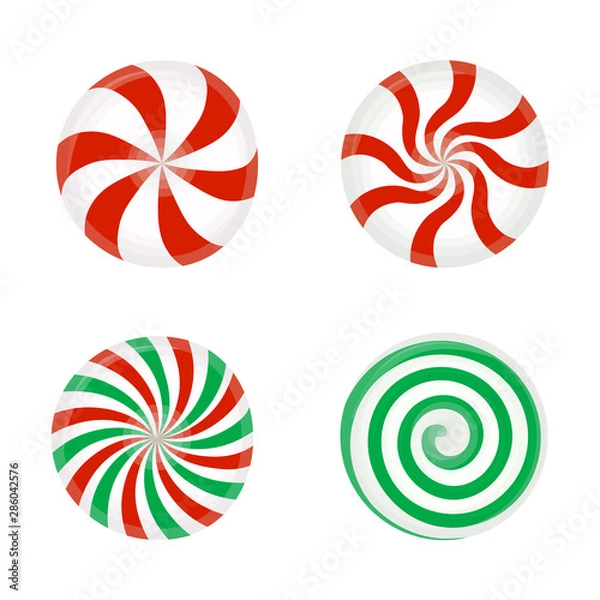 Obraz set of colorful candies