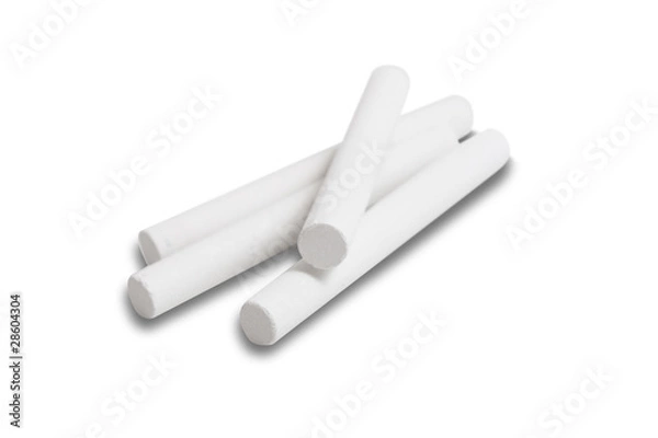 Fototapeta White chalk