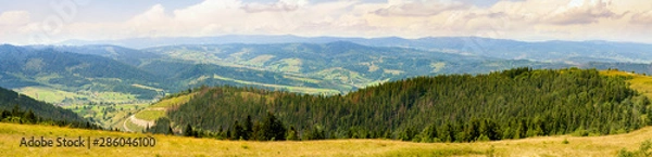 Obraz Landscape of Carpathian mountains