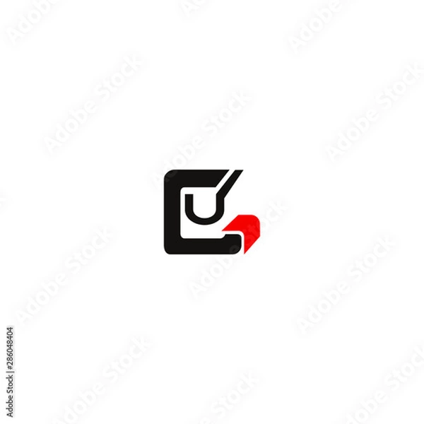 Fototapeta logo font winter sun initial