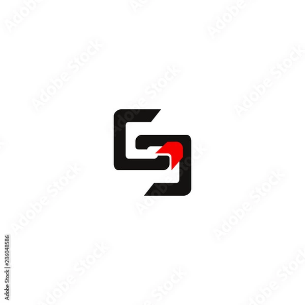 Fototapeta logo font winter sun initial