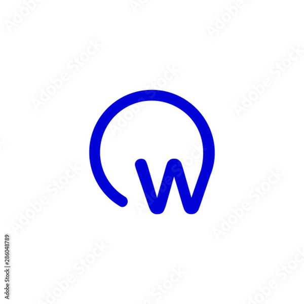 Fototapeta logo font winter sun initial