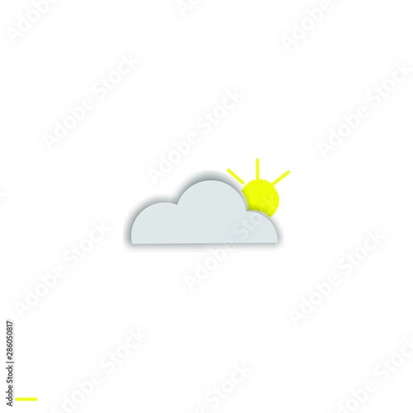 Fototapeta logo font winter sun initial