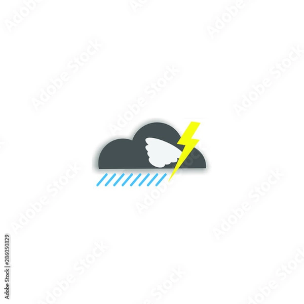 Fototapeta logo font winter sun initial