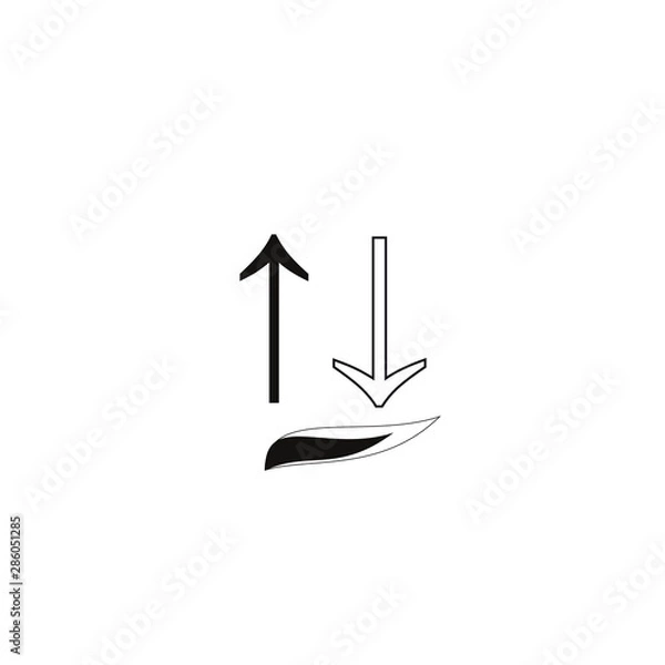 Fototapeta logo font winter sun initial