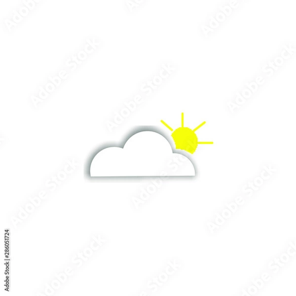 Fototapeta logo font winter sun initial