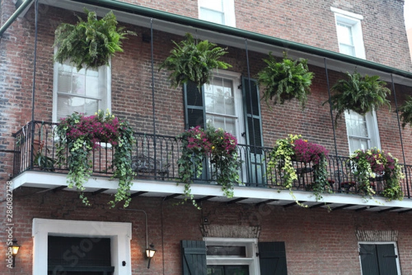 Obraz balcony with flowers