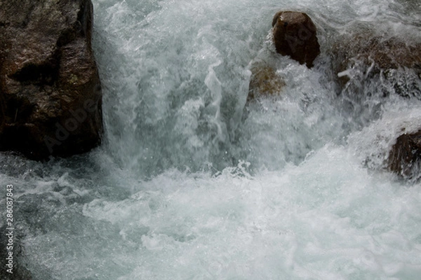 Obraz waterfall in winter
