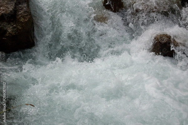 Obraz waterfall in winter