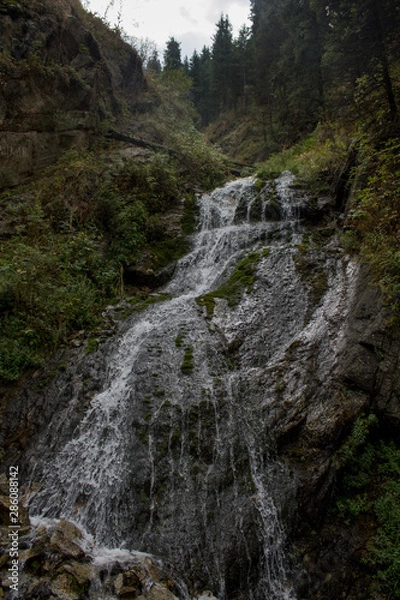 Obraz waterfall in mountains