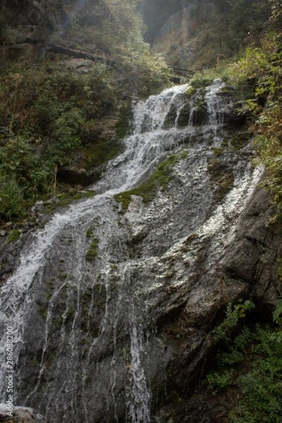 Obraz waterfall in mountains