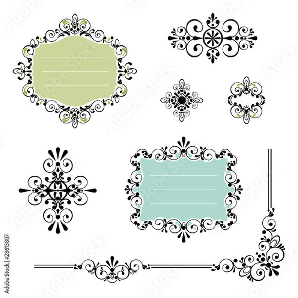 Fototapeta Frame set