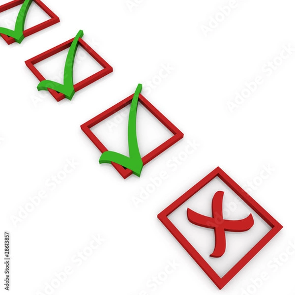 Fototapeta Check Mark