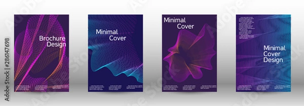 Obraz Cover design template set 