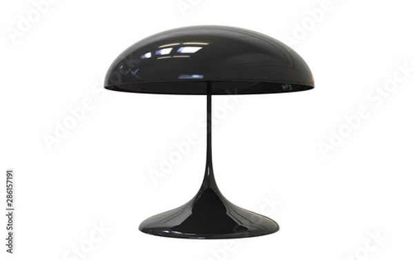 Obraz 3d Illustration of a mid century modern table lamp isolated on white background