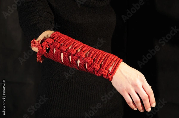 Fototapeta Bracciale di corda