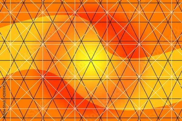 Fototapeta abstract, orange, yellow, light, design, red, wallpaper, backgrounds, color, illustration, colorful, bright, graphic, art, backdrop, wave, texture, pattern, motion, blur, space, sun, artistic, image