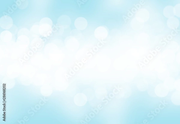 Obraz blue bokeh abstract light background.