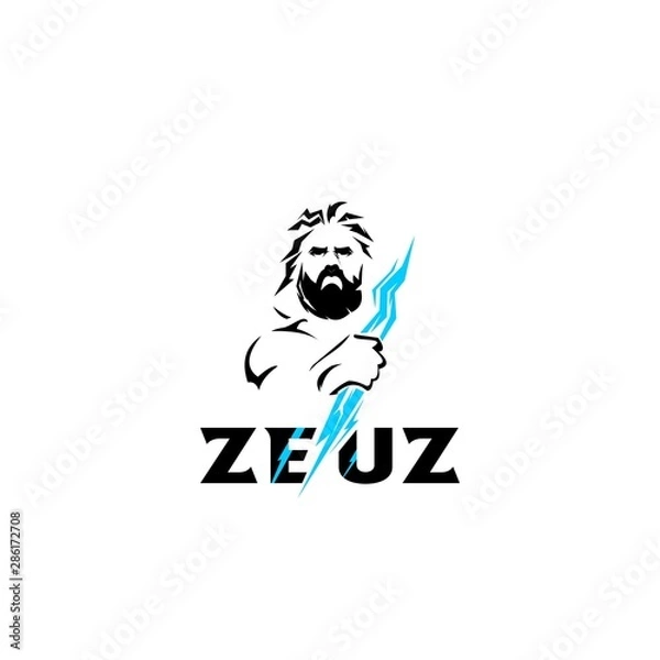 Fototapeta zeus logo concept