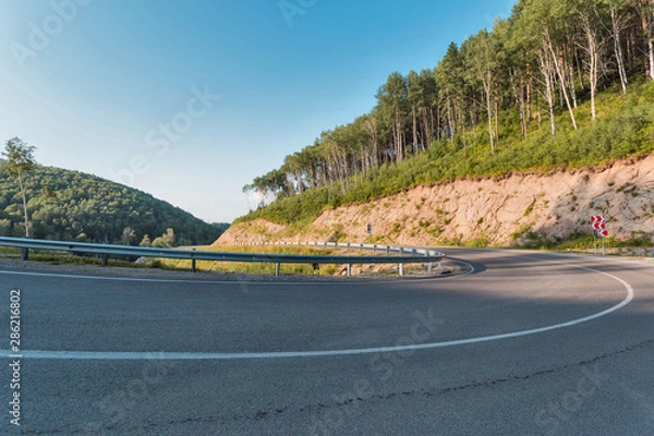 Obraz road in mountains