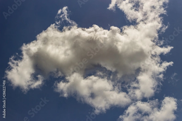 Obraz blue sky with white clouds