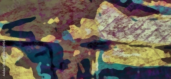 Fototapeta Abstract texture. Design background. Colorful art pattern. Digital painting graphic artwork. Template for print decoration.