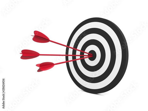 Obraz Target with three arrow
