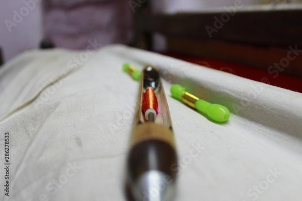 Obraz hand loom silk sarees weaving process threading material