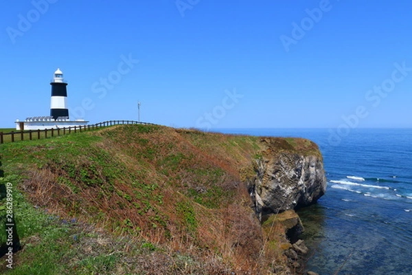 Fototapeta 能取岬灯台　北海道　網走市