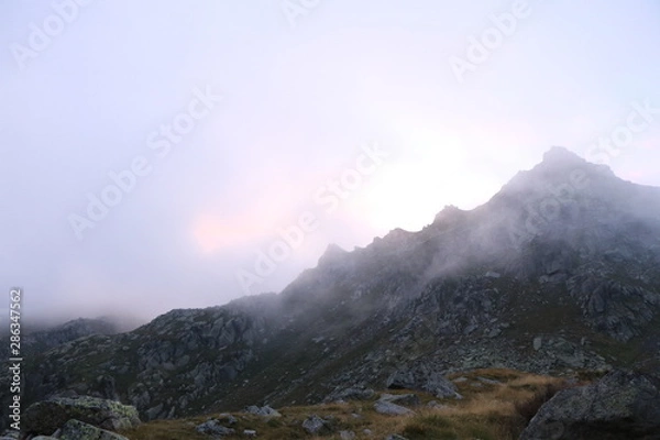 Fototapeta view of mountains