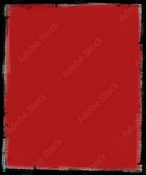 Obraz red background with grunge frame