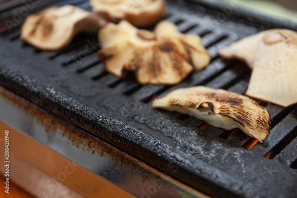 Obraz バーベキューのしいたけ