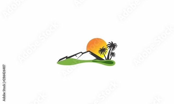 Obraz Palm outdoor icon