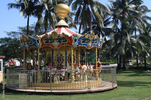 Obraz Карусель. Остров Хайнань