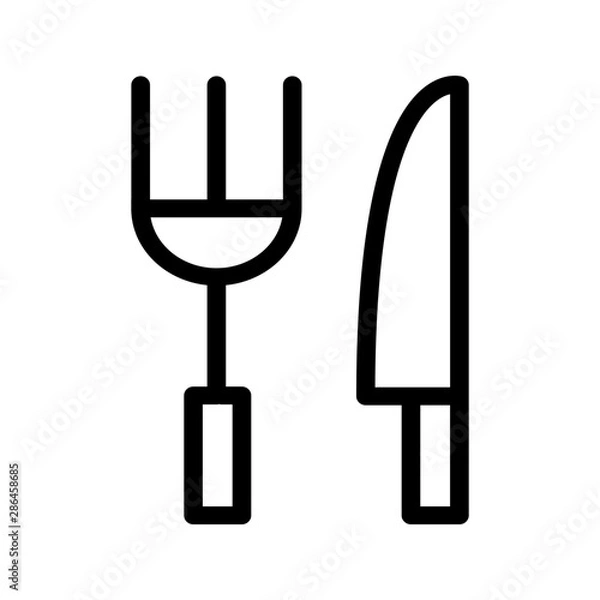 Obraz meal icon vector