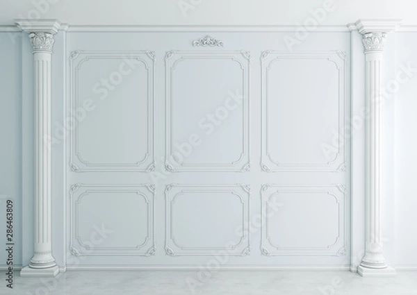 Obraz Interior in classical style (3d rendering)