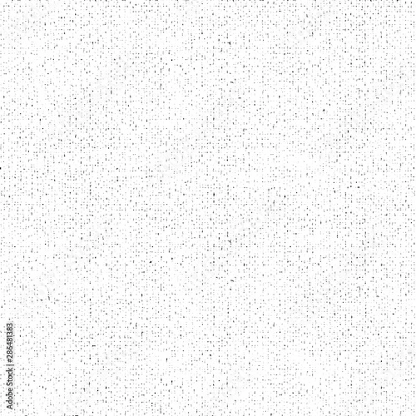 Fototapeta Grunge is black and white. Vector texture of destruction. Abstract monochrome background. Pattern of cracks. Vintage worn surface. The aged wall in gloomy chips