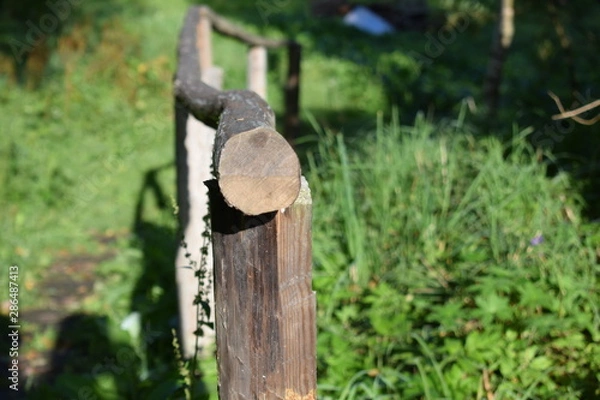 Obraz wooden fence
