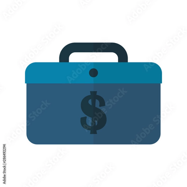 Fototapeta Isolated suitcase vector design