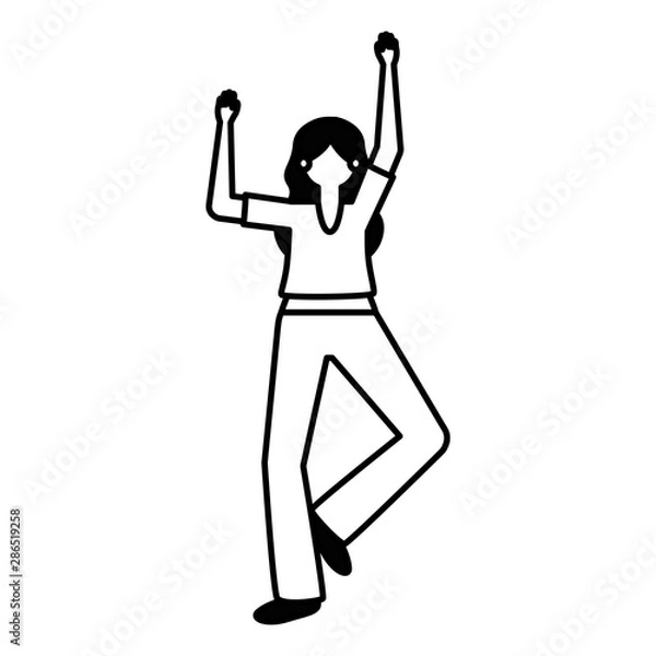 Obraz Isolated avatar woman vector design