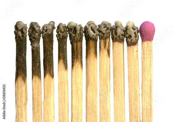 Fototapeta One match left