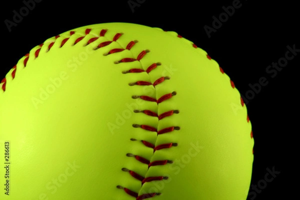 Obraz yellow softball