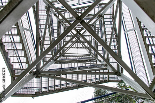 Fototapeta construction of the tower