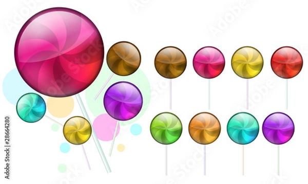 Fototapeta lollipop